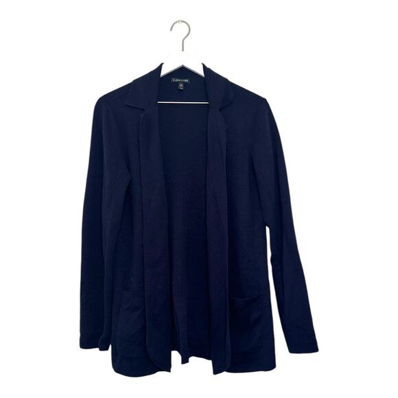 Eileen Fisher 100% Merino Wool Notch Collar Cardigan Sweater Size M - Picture 1 of 7